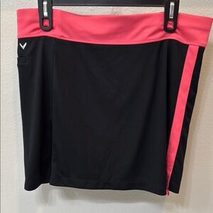 Callaway Black and Pink Athletic Skort size L